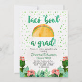 Taco'Bout A Afstudeerder Party Invitation Kaart (Voorkant)
