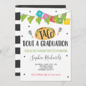 Taco'Bout A Afstuderen Fiesta Graduation Party Kaart (Voorkant / Achterkant)
