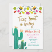 Taco'Bout A Baby Fiesta Baby shower Invitation Kaart (Voorkant)