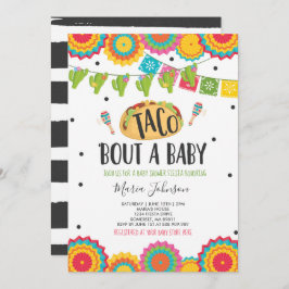 Taco'Bout A Baby Fiesta Baby shower Kaart