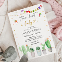 Taco'Bout A Baby Fiesta Cactus Baby shower