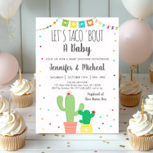Taco'Bout A Baby Fiesta Cactus Baby shower