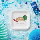 Taco'Bout a Baby shower Fiesta Persoonlijk Papieren Bordje (Feest)