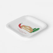 Taco'Bout a Baby shower Fiesta Persoonlijk Papieren Bordje (Gebogen)