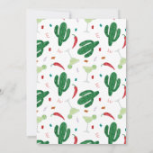 Taco'Bout a Baby shower Mexican Fiesta Kaart (Achterkant)