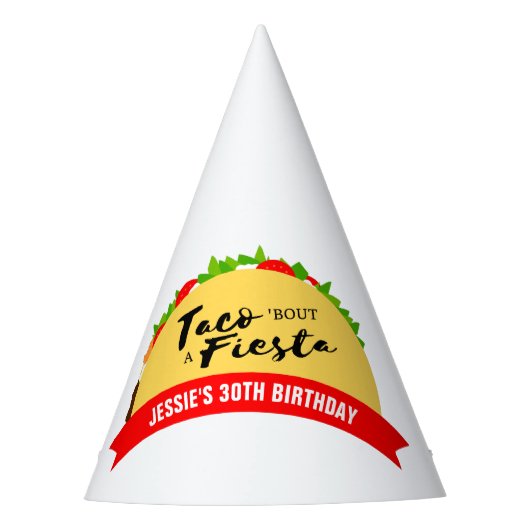 Taco'Bout A Fiesta Feesthoedjes (Voorkant)