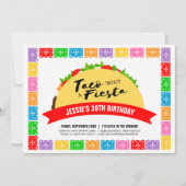 Taco'Bout A Fiesta Invitation Kaart (Voorkant)