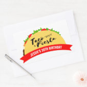 Taco'Bout A Fiesta Rechthoekige Sticker (Envelop)