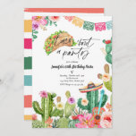 Taco'Bout A Party 60th Birthday Fiesta Cactus Kaart<br><div class="desc">Taco'Bout A Party 60th Birthday Fiesta Cactus InvitationAlle design zijn © PIXEL PERFECTION PARTY LTD</div>