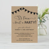 Taco'Bout a Party Birthday Invitation Kaart (Staand voorkant)