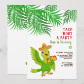 Taco'Bout A Party Kaart (Voorkant / Achterkant)