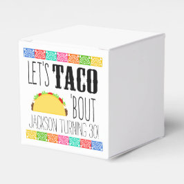 Taco'Bout Birthday Party Bedankdoosjes