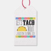 Taco'Bout Birthday Party Cadeaulabel (Voorkant)