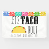 Taco'Bout Birthday Party Spandoek (Horizontaal)