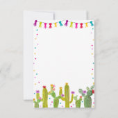 Taco'Bout Love Couples Verloving Cactus Fiesta Kaart (Achterkant)