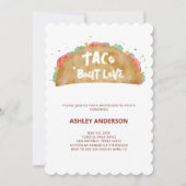 Taco'Bout Love Wedding Bachelorette Fiesta Kaart (Voorkant)