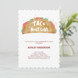 Taco'Bout Love Wedding Bachelorette Fiesta Kaart