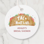 Taco'Bout Love Wedding Vrijgezellenfeest Fiesta Bedankjes Labels (Voorkant)