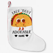 Taco'Bout Schattig Kleine Kerstsok (Voorkant)