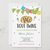 Taco'Bout Twins Fiesta Twin Baby shower Kaart (Voorkant)
