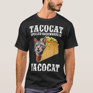 Tacocat achterstevoren gespeld is Tacocat Funny Ca T-shirt