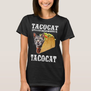 Tacocat achterstevoren gespeld is Tacocat Funny Ca T-shirt