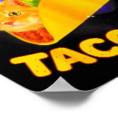 Tacocat achterstevoren gespeld is tacocat kat meme poster (Hoek)