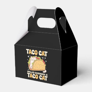 Tacocat achterstevoren gespeld Taco Cat Mexicaans Bedankdoosjes