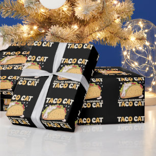 Tacocat achterstevoren gespeld Taco Cat Mexicaans Cadeaupapier