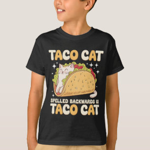 Tacocat achterstevoren gespeld Taco Cat Mexicaans T-shirt