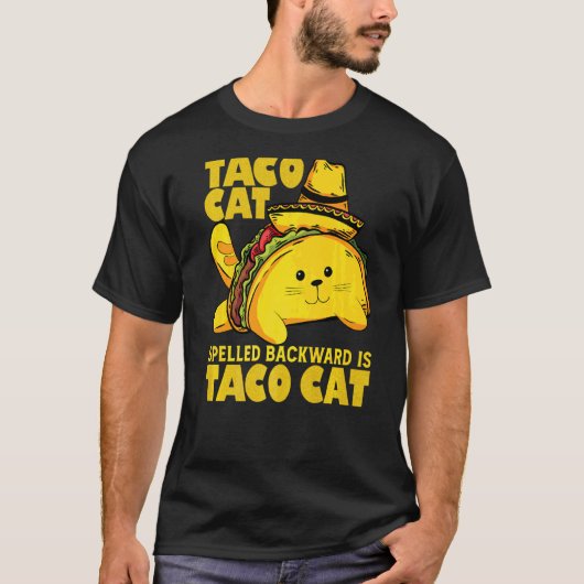 Tacocat achterstevoren is Taco Cat Cinco De May T-shirt (Voorkant)
