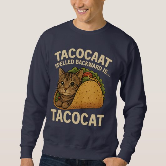 TACOCAT ACHTERWAARTS GESPELD IS... - Love Cat en T Trui (Voorkant)