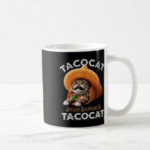 Tacocat achterwaarts gespeld is Tacocat Mexican Fo Koffiemok