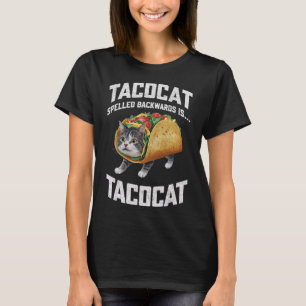 Tacocat achterwaarts gespeld is Tacocat Shirt Taco