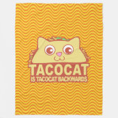 Tacocat Backwards II Epica Fleece Blanket (Voorkant)