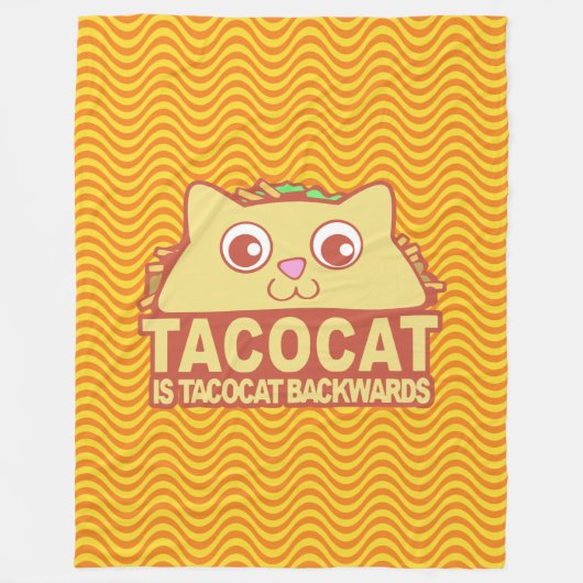 Tacocat Backwards II Epica Fleece Blanket (Voorkant)