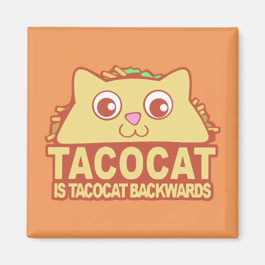 Tacocat Backwards II Magneet (Voorkant)