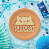 Tacocat Backwards II Papieren Bordje (Feest)
