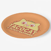 Tacocat Backwards II Papieren Bordje (Gekanteld)