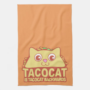 Tacocat Backwards II Theedoek