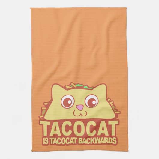 Tacocat Backwards II Theedoek (Verticaal)