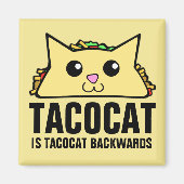 Tacocat Backwards Magneet (Voorkant)
