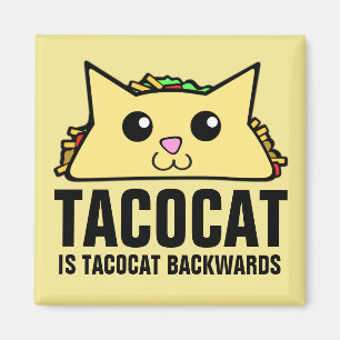 Tacocat Backwards Magneet