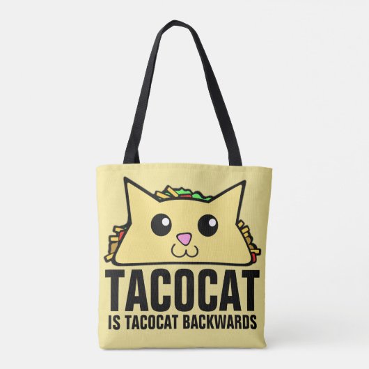 Tacocat Backwards Tote Bag (Achterkant)