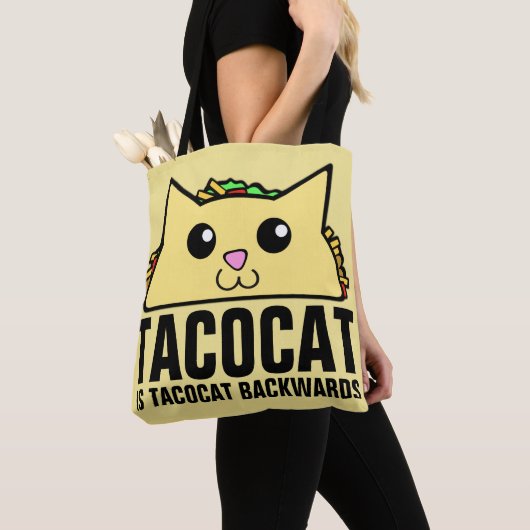 Tacocat Backwards Tote Bag (Dichtbij)