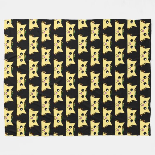 Tacocat Black Fleece Blanket (Voorkant (Horizontaal))