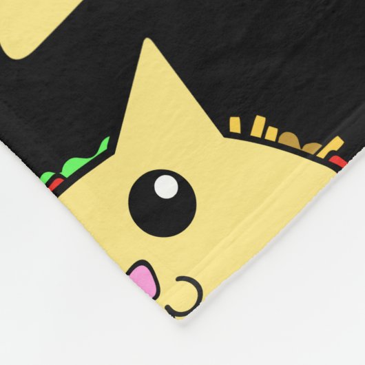 Tacocat Black Fleece Blanket (Hoek)