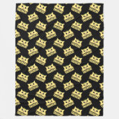 Tacocat Black II Fleece Blanket Deken (Voorkant)