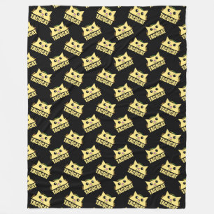 Tacocat Black II Fleece Blanket Deken