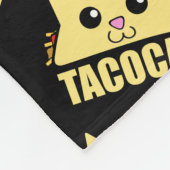 Tacocat Black II Fleece Blanket Deken (Hoek)